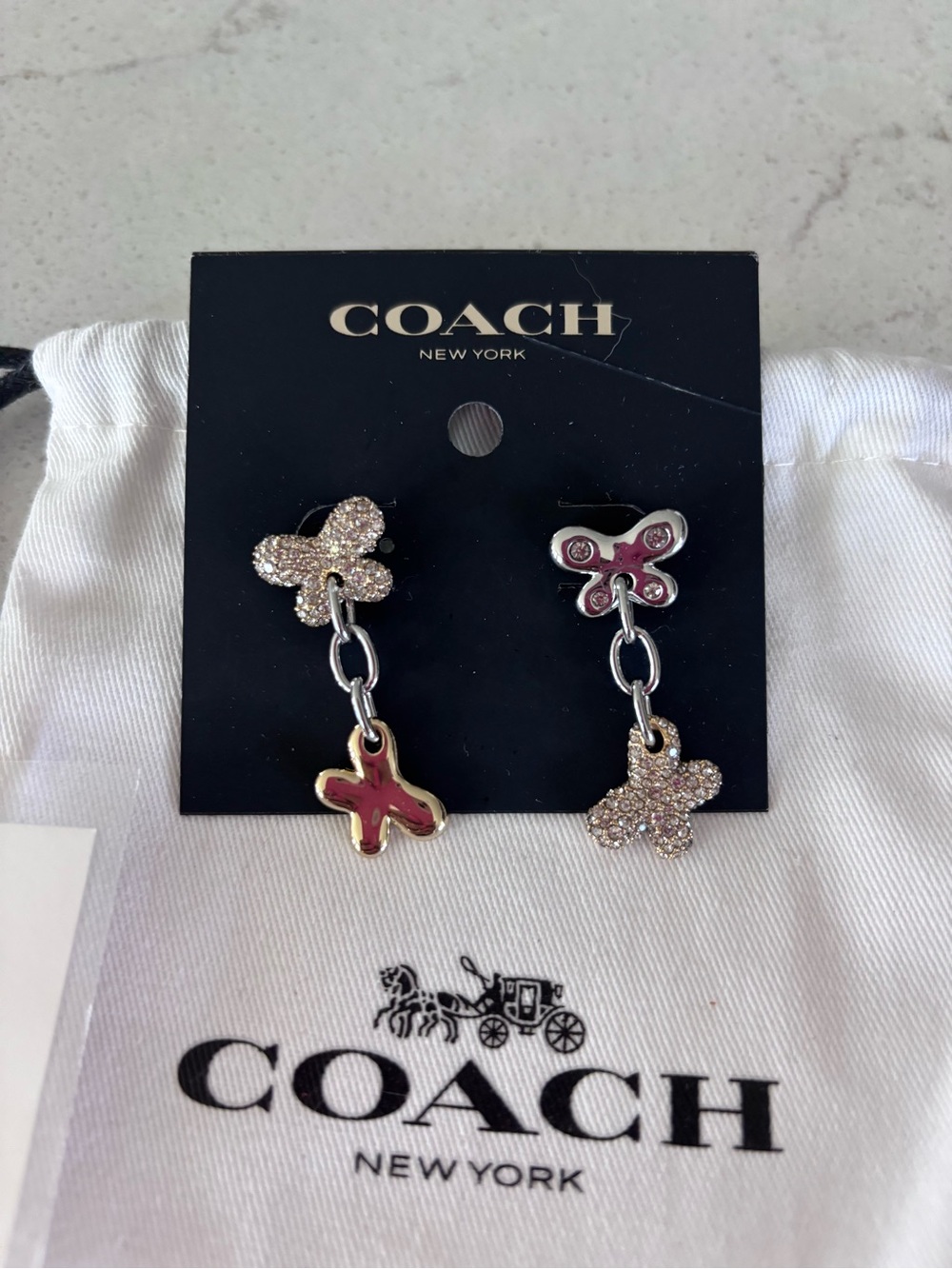 Coach earrings new - Picture 2 of 2